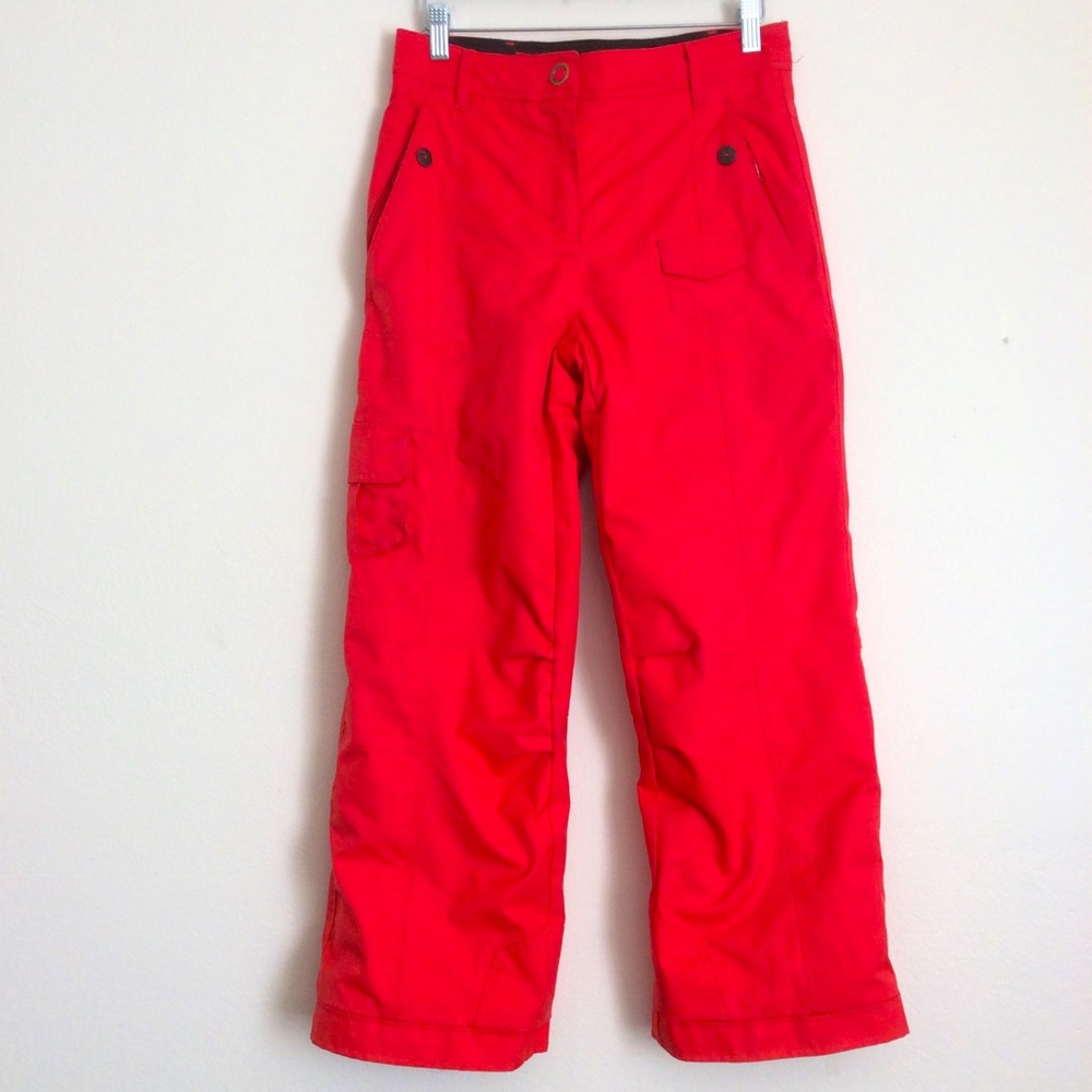 Obermeyer Unisex Twilight Pant Bright Orange Ski Board Snow Pants Junior 14